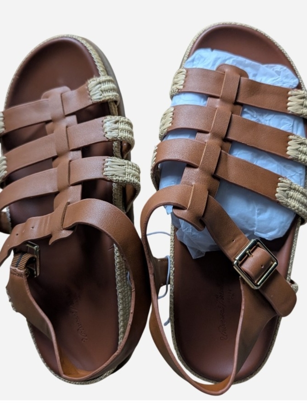 Brow Strappy Fisherman Sandals
